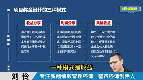 績效薪酬管理咨詢公司 智幫咨詢,第2集 如何設計項目獎金方案